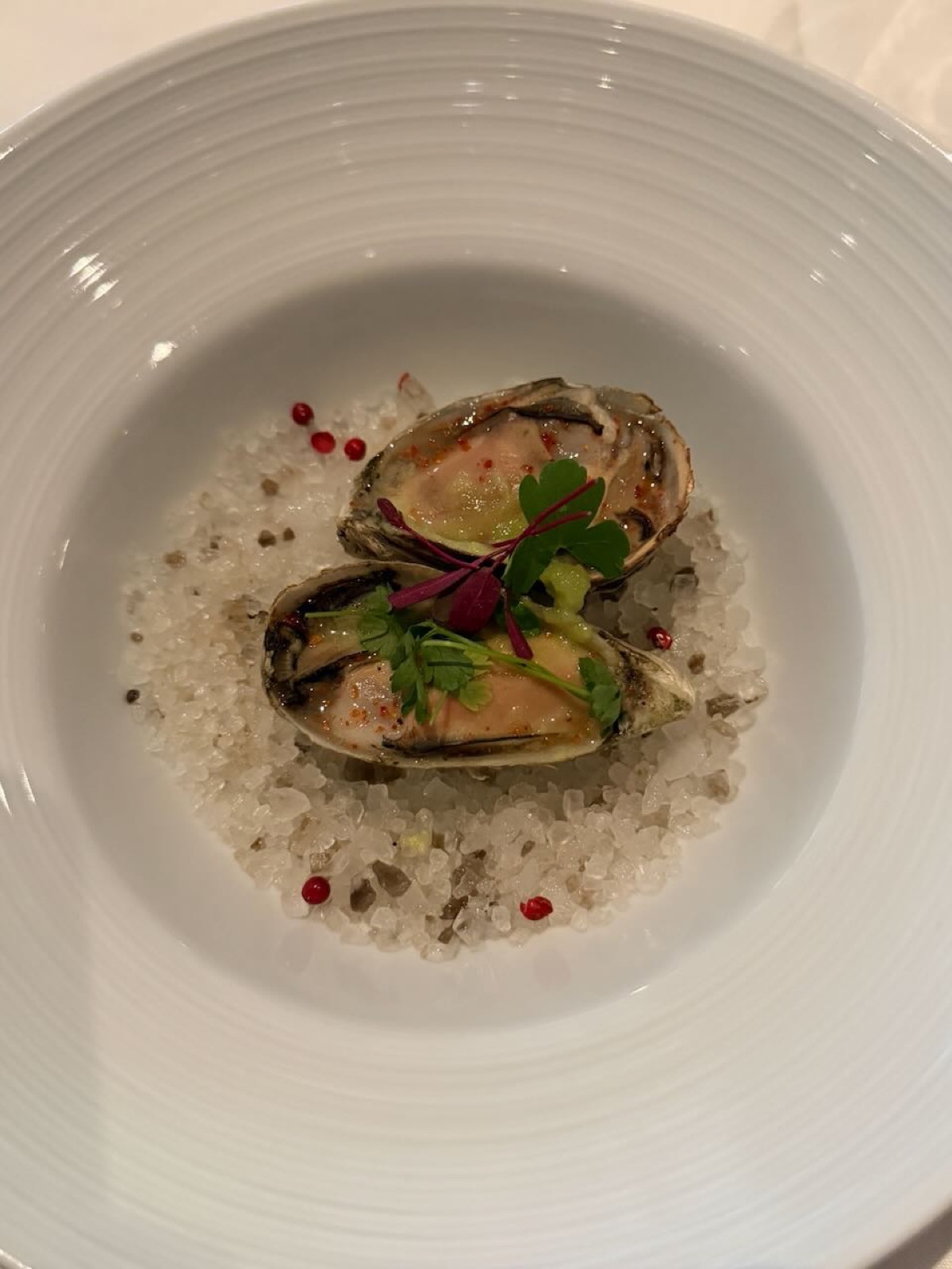 Grilled Shigoku oysters at Council Oak